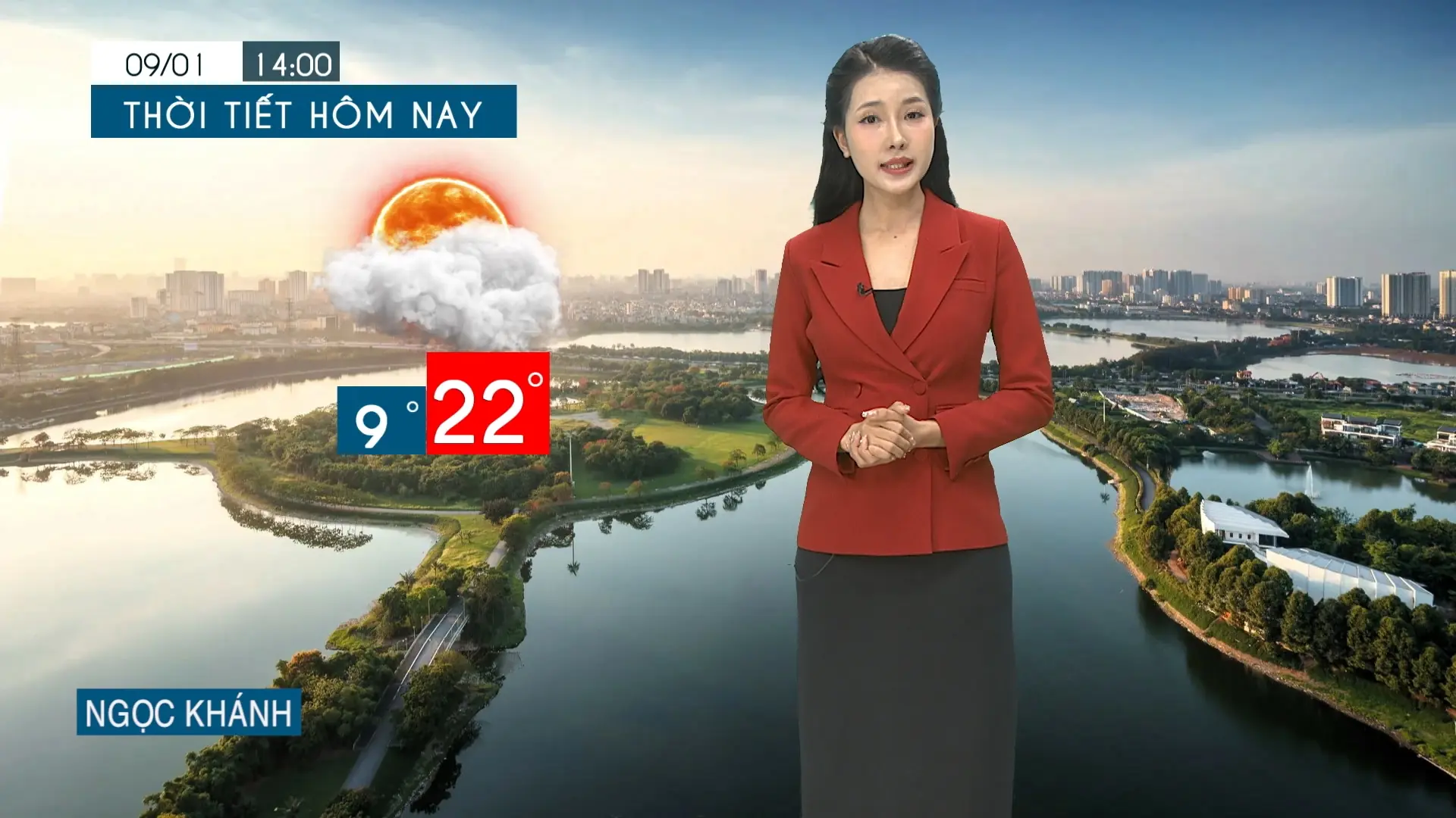 Dự báo thời tiết tối | 09/01/2026